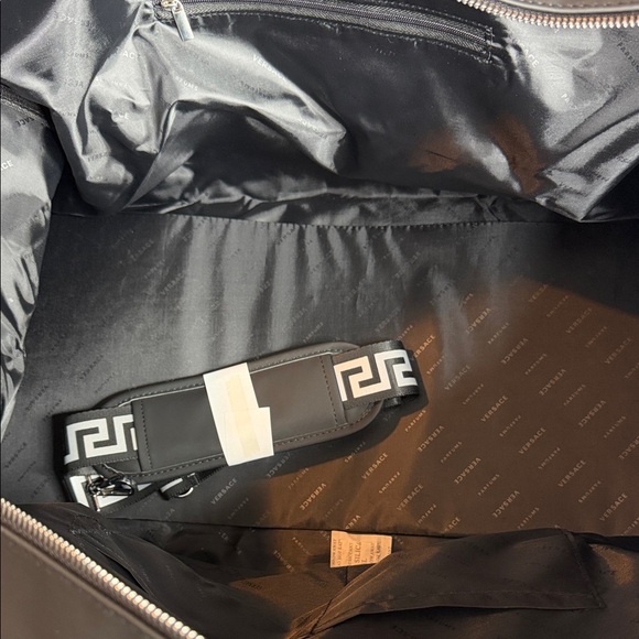 Versace Black and White Duffel Bag - Picture 10 of 12